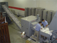 Houston Certified document shredding and recycling of paper and magnetic media 